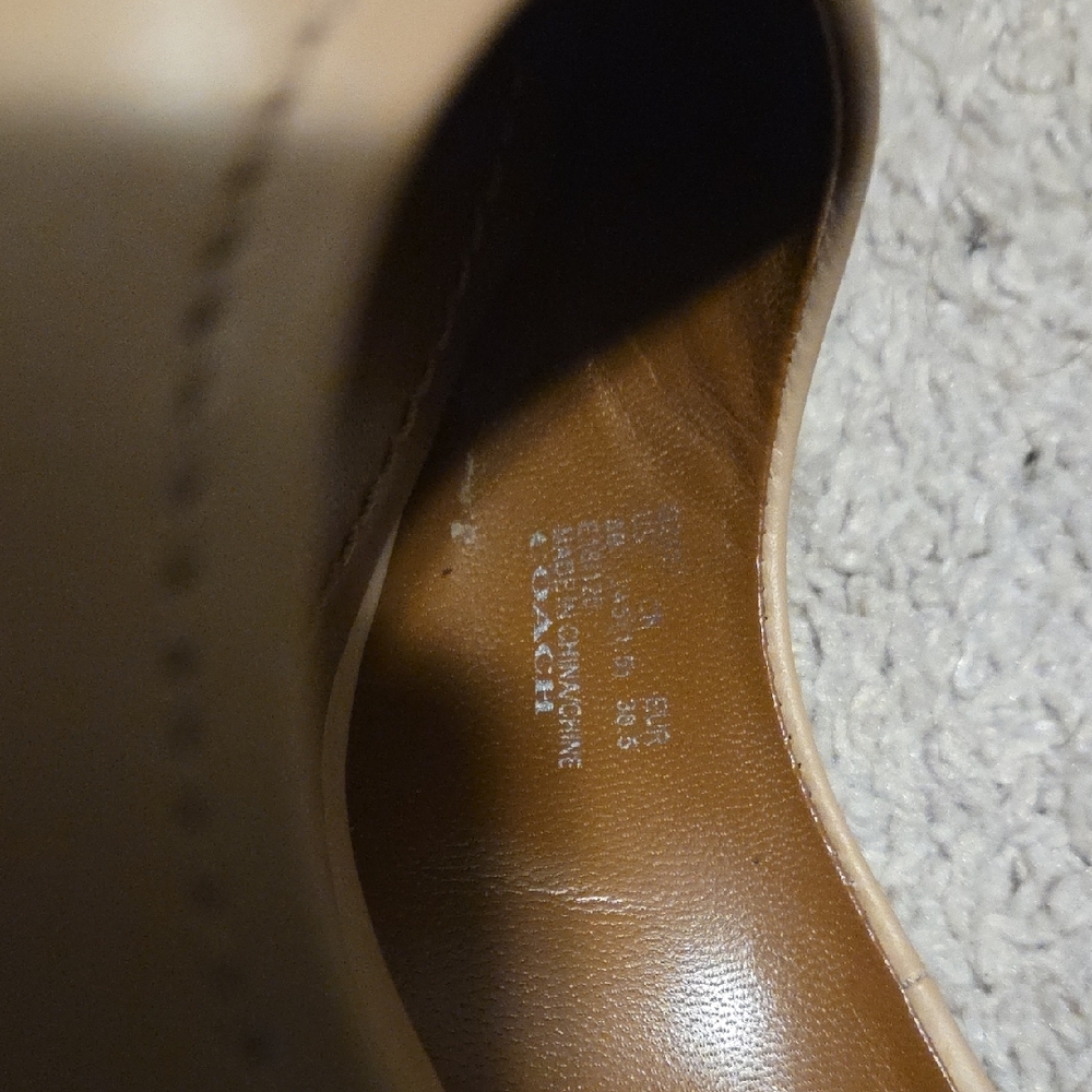 Coach Women's Beige Heels - Picture 5 of 5